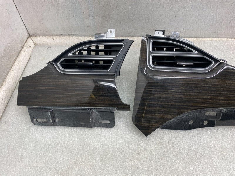 ⭕ 12-15 Tesla Model S SET Dash A/C Air Vent Dashboard Trim Cover Obech