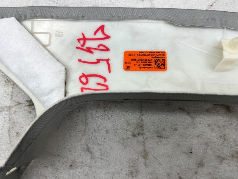 1086237 81 I ⭕2017-2023 Model 3 Front Driver Side A-Pillar Upper Trim Panel Left 1086237-81-I