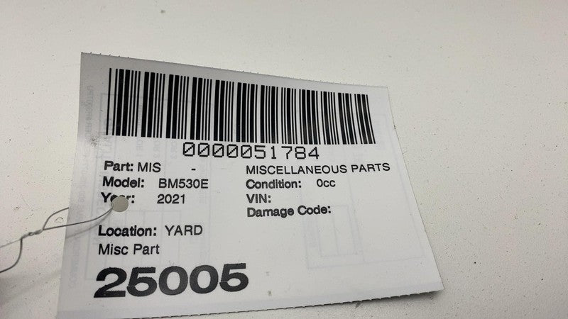 7421433 07 2018-2021 BMW 530e Driver Side Trunk Luggage Storage Cover Trim Panel Left OEM