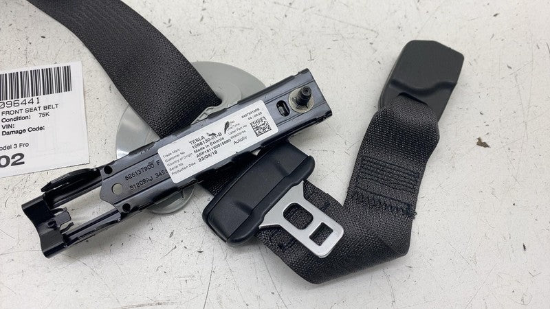 ⭕ 2017-2023 Tesla Model 3 Front Right 1st Row Seat Belt & Retractor 10