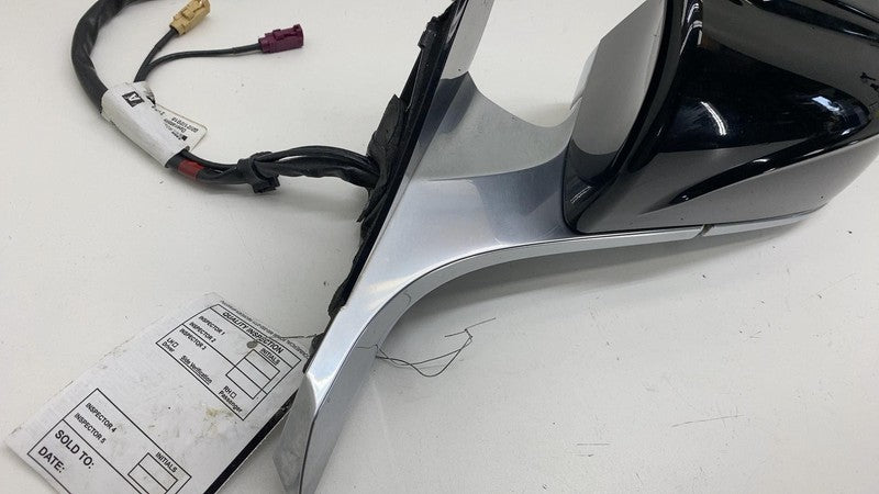 ⭕ 17-20 Model 3 Left Exterior Rear View Door Mirror LH White - PPSW 11