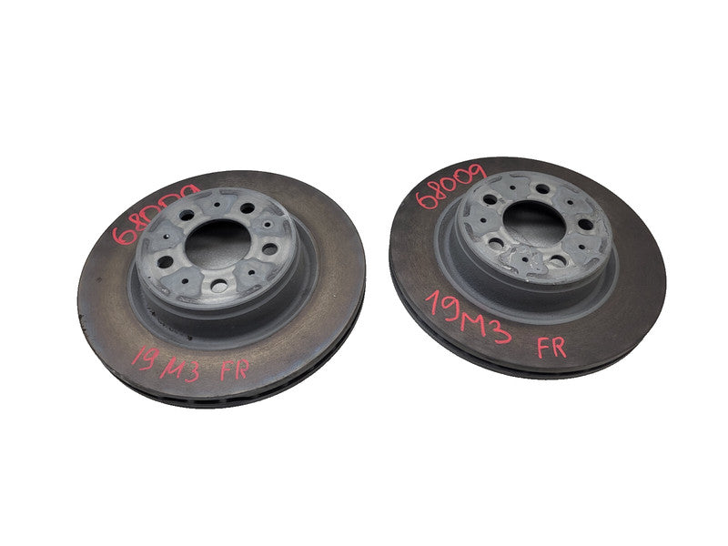 ⭕ 2017-2023 Tesla Model 3 M3 Front PAIR Left & Right Brake Disc Rotor Assembly