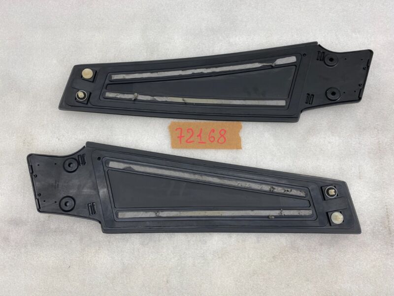14941 ⭕ 2012-2015 Tesla Model S Left & Right Side B-Pillar Molding Applique Glass Trim