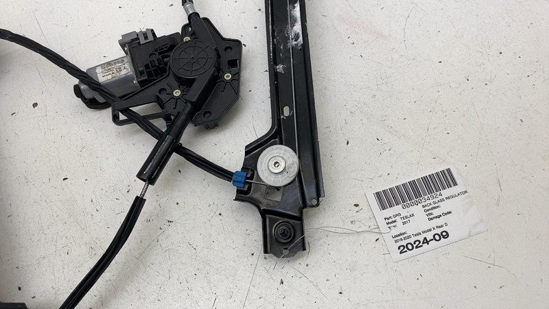 ⭕ 2016-2020 Tesla Model X Rear Left Door Window Regulator & Motor 1028