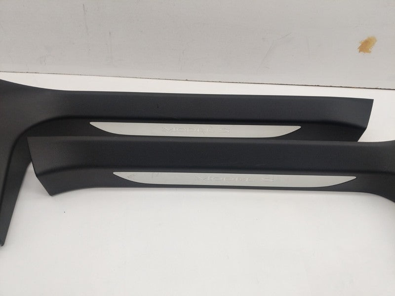 ⭕ 12-20 Tesla Model S Front Left & Right Lower A-Pillar Entry Sill Scuff Panel