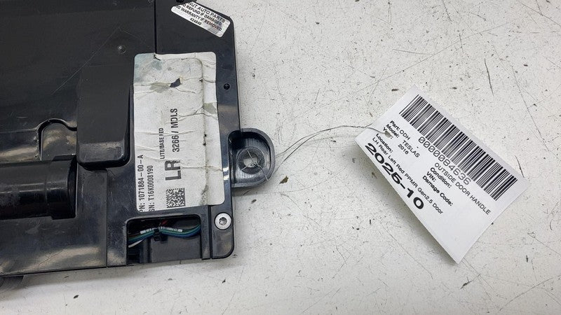 ⭕ 2016-2017 Model S Rear Left Exterior Door Handle Outer Red PPMR 1071