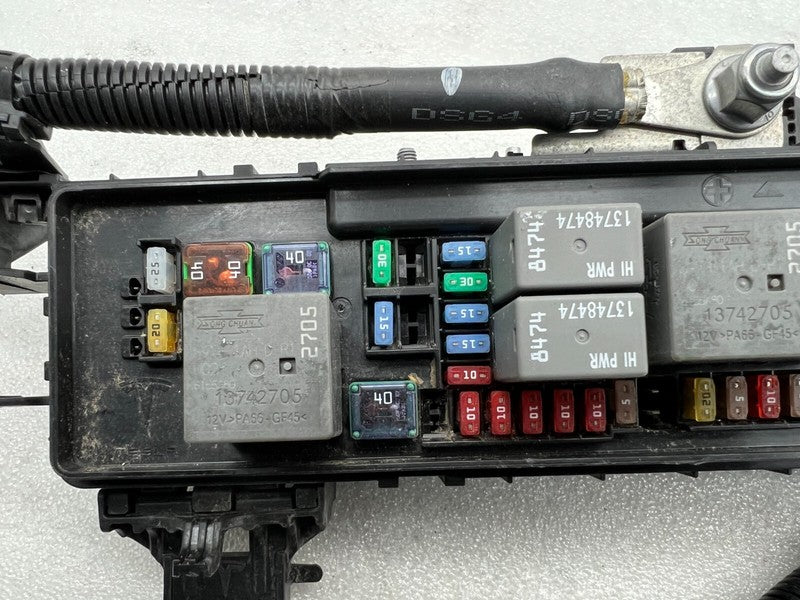 ⭕ 16-20 Model S Frunk 12V Fusebox w/ Battery Cable Wiring Harness 1034