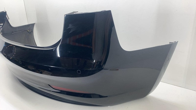 ⭕ 2017-2022 Tesla Model 3 Rear Bumper Cover w/ Park Sensor & Harness Black PBSB
