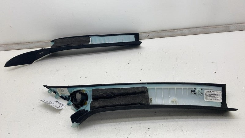 ⭕ 12-20 Model S Front Left & Right A-Pillar Upper Trim 1007440-02-G/10