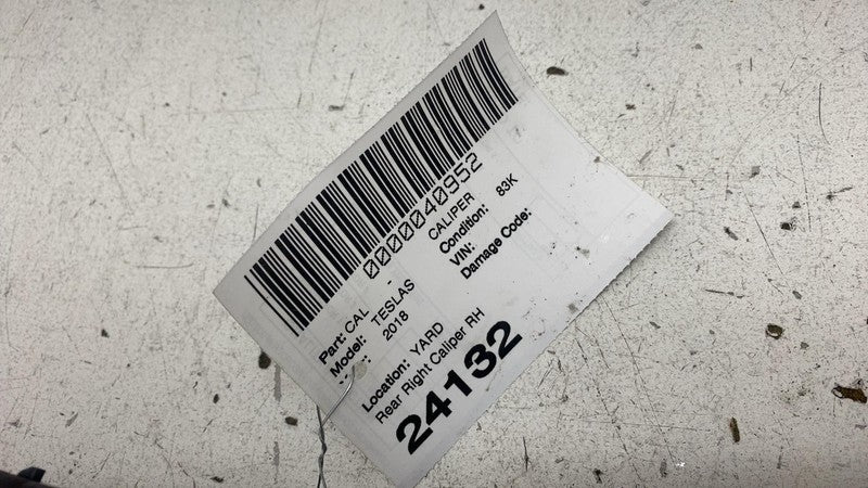 ⭕ 2012-2020 Tesla Model S X Rear Right Caliper w/ Brake Hose Line 1078