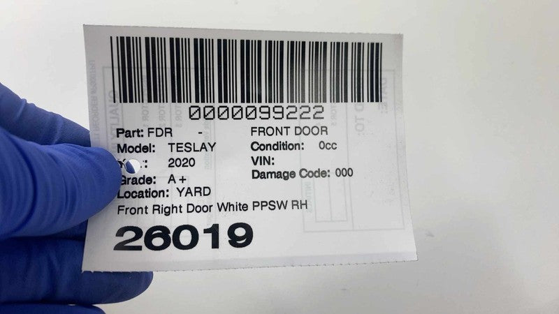 ⭕ 20-24 Tesla Model Y Front Passenger Side Door Shell Panel Right OEM 