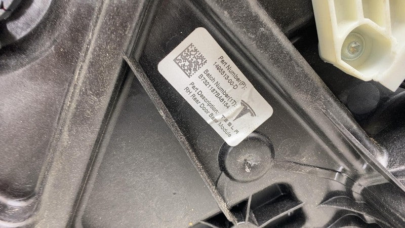 149551300D ⭕ 2020-2023 Model Y Rear Right Window Regulator & Motor w/ Carrier 1495513-00-D