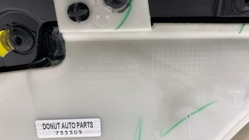 2021-2024 Tesla Model S Rear Passenger Side Door Panel Trim Card Right RH Assy