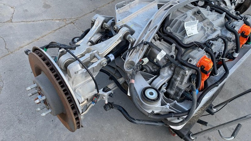 ⭕ 21-23 Model S Rear Drive Unit Motor + Subframe & Suspension Plaid 17
