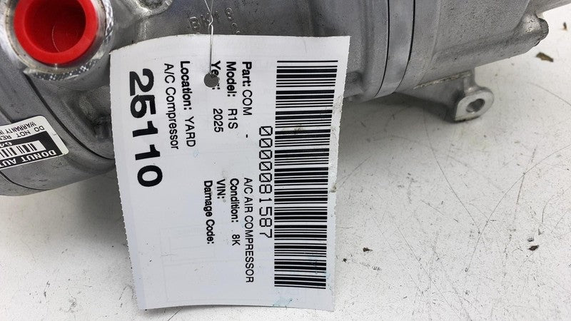 PT00349298E ⭕ 2025 Rivian R1S Air Conditioning A/C Compressor Pump Assembly OEM PT00349298-E