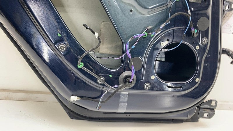 ⭕2012-2015 Tesla Model S Rear Driver Side Door Shell Panel Left LH Blu