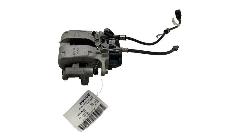 1044623-00-J ⭕ 2017-2025 Tesla Model 3 Rear Left Caliper w/ Brake Line Hose BASE 1044623-00-J