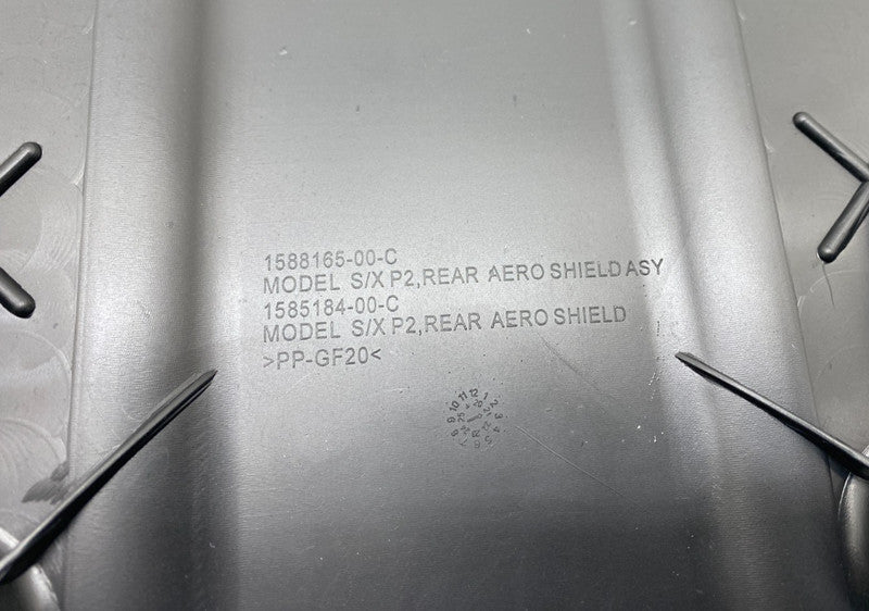 158816500C ⭕ 21-26 Tesla Model S X Rear Underbody Diffuser Aero Splash Shield 1588165-00-C