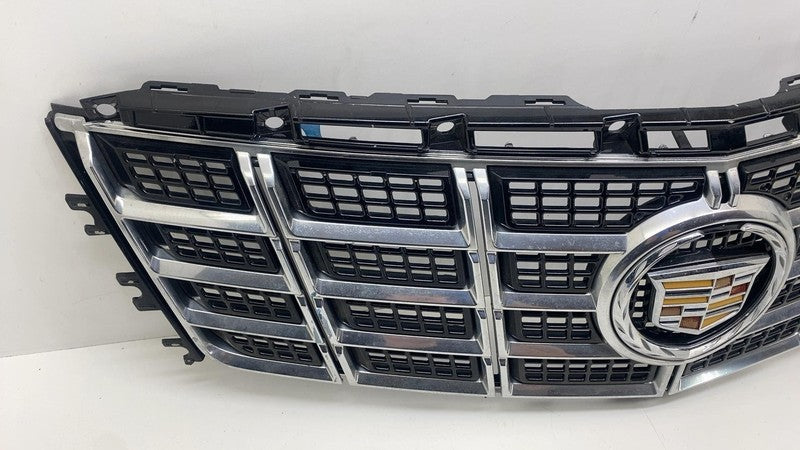 ⭕ 2013-2015 Cadillac XTS Front Bumper Upper Chrome Grille w/ Emblem Assembly OEM