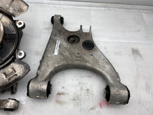 ⭕ 12-15 Tesla Model S Rear Left Spindle Knuckle Wheel Hub + Control Arm Link RWD