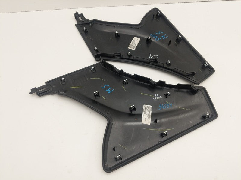 ⭕ 12-15 Model S PAIR Front Left & Right Upper Center Console Panel 100