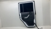 ⭕ 12-18 Jeep Wrangler Rear Driver LH Door Panel w/ Window Glass Left White - PW7