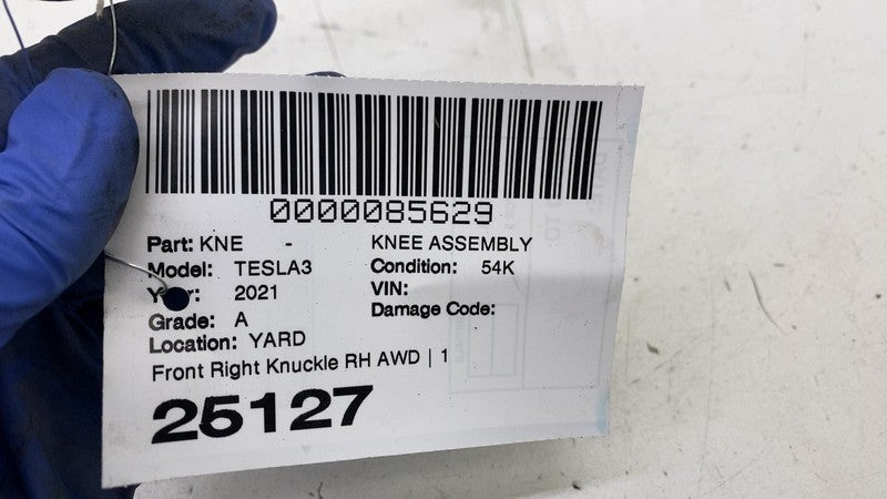 ⭕ 17-23 Tesla Model 3 Front Right Spindle Knuckle + Hub & Shield RH 10