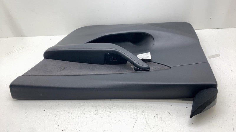 ⭕ 20-21 Tesla Model Y Front Right Door Panel Trim Card Cover Black 149
