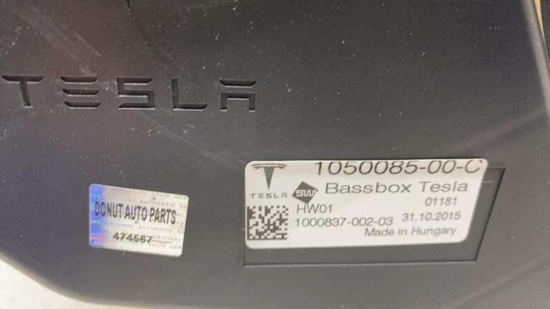 105008500C 2016-2020 Tesla Model X Premium Subwoofer Bassbox Audio Speaker Woofer Assembly