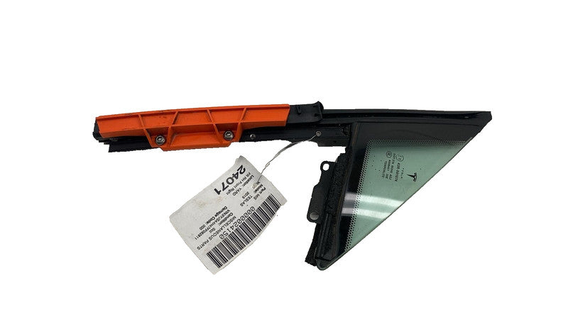 ⭕ 12-20 Tesla Model S Front Right Door Window Corner Vent Quarter Glas