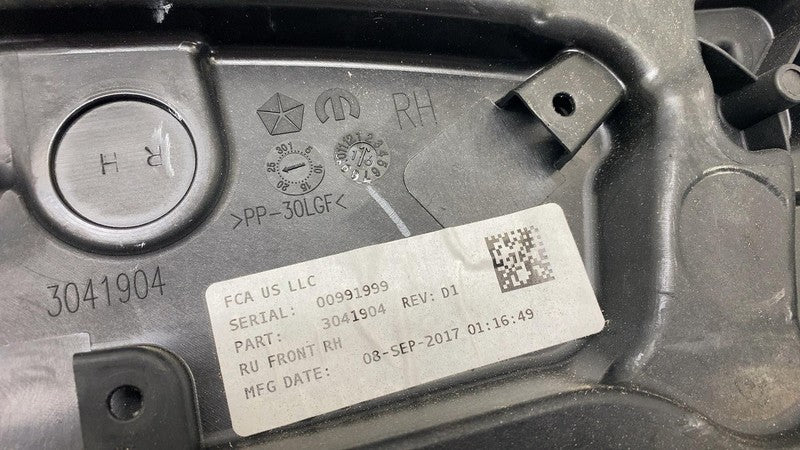 ⭕ 2017-2024 Chrysler Pacifica Front Right Door Window Regulator & Moto