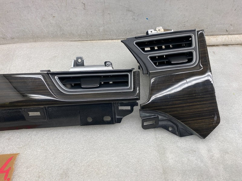 ⭕ 12-15 Tesla Model S SET Dash A/C Air Vent Dashboard Trim Cover Obech