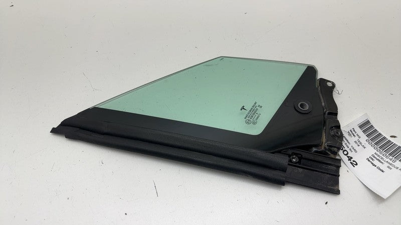 ⭕2016-2020 Tesla Model X Front Right Quarter Vent Door Window Glass 10