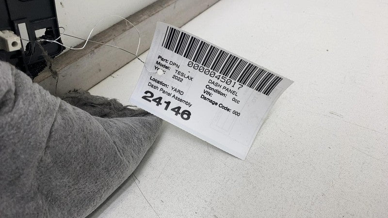 2021-2023 Tesla Model X MX Front Dashboard Upper Panel Black Dash Boar