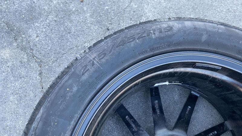 ⭕ 2012-2016 Model S 19x9.5 Wheel Rim w/ Hankook Ventus Tire 275/45 ZR1