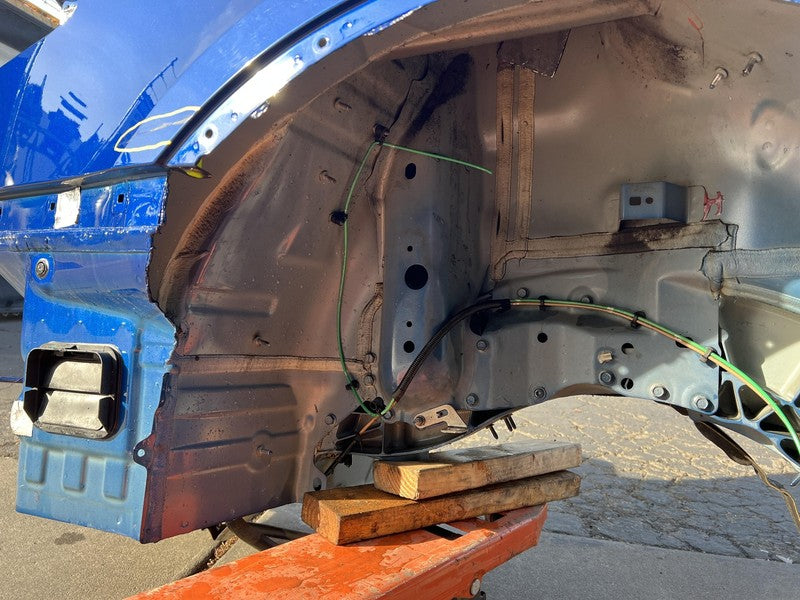 ⭕ 2016-2020 Tesla Model X MX Rear Passenger Right Quarter Panel Cutout Blue PPSB