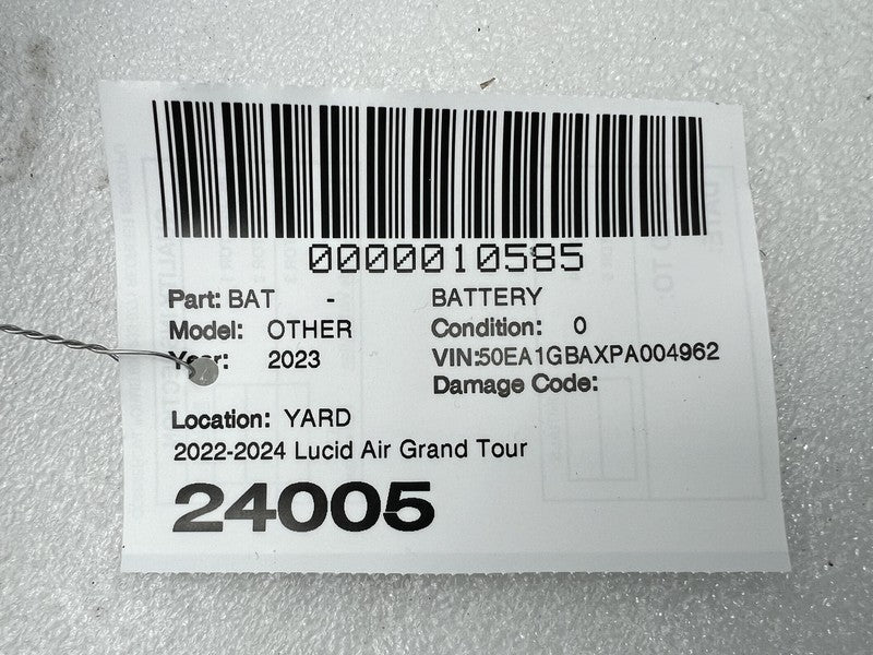 ⭕ 2022-2024 Lucid Air One Battery Module Total LGM48A Assembly P11-HM2