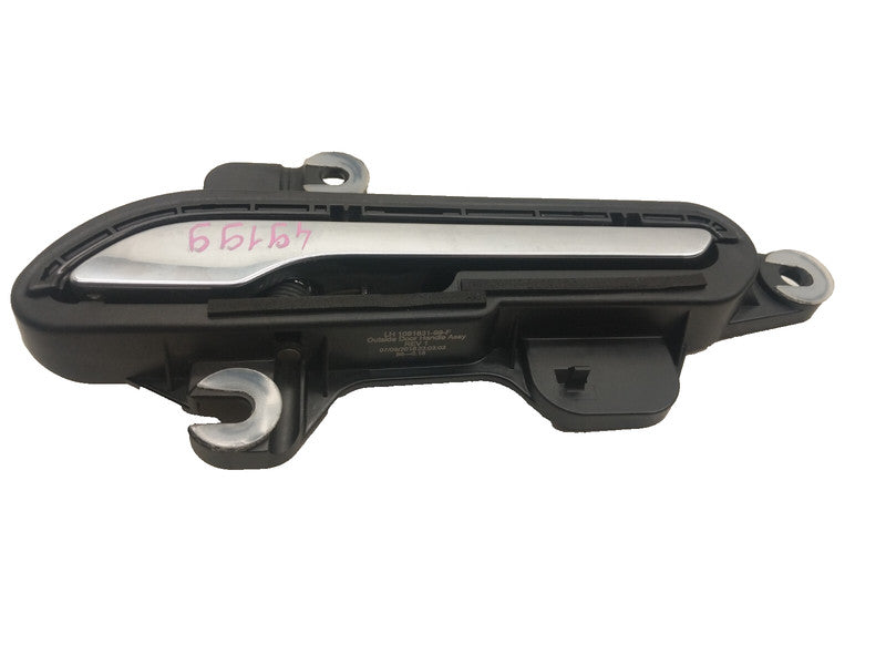 ⭕ 17-20 Tesla Model 3 Front = Rear Left Exterior Door Handle Outer 1081831-99-F