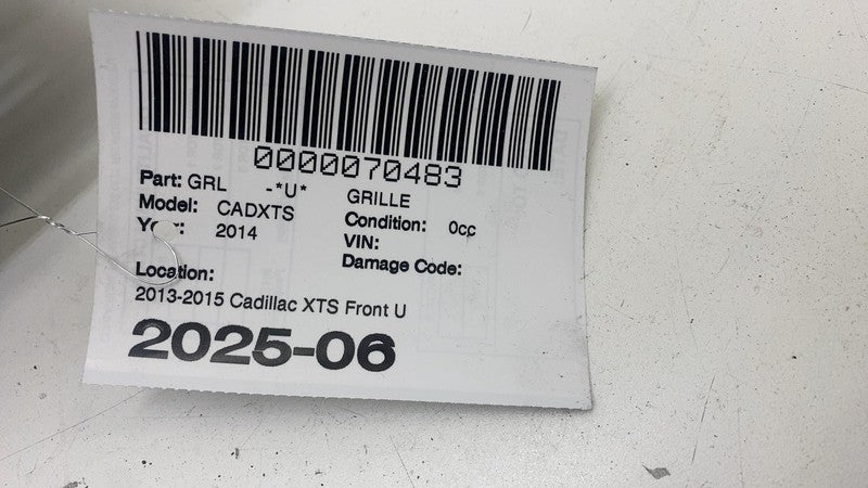 ⭕ 2013-2015 Cadillac XTS Front Bumper Upper Chrome Grille w/ Emblem As