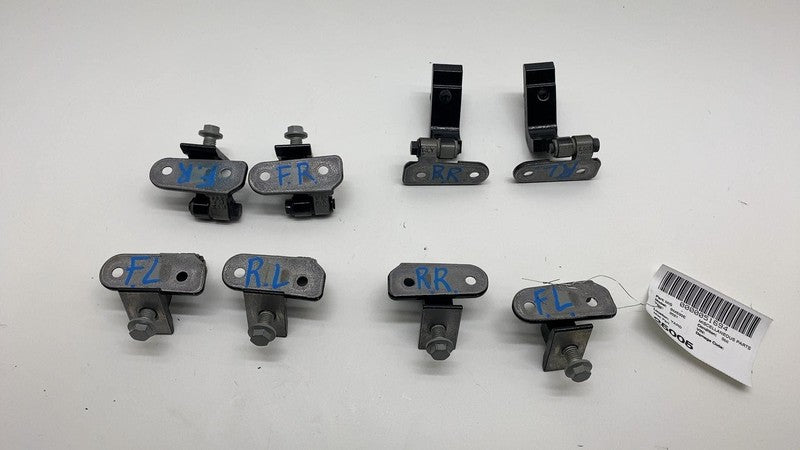 7333059 2017-2023 BMW 530e 530i G30 SET of Front & Rear Door Upper & Lower Hinge Black