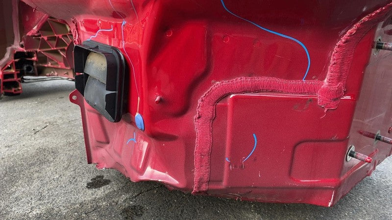 ⭕ 2021-2023 Tesla Model X Rear Driver Side Quarter Panel Cutout Left Red - PPMR
