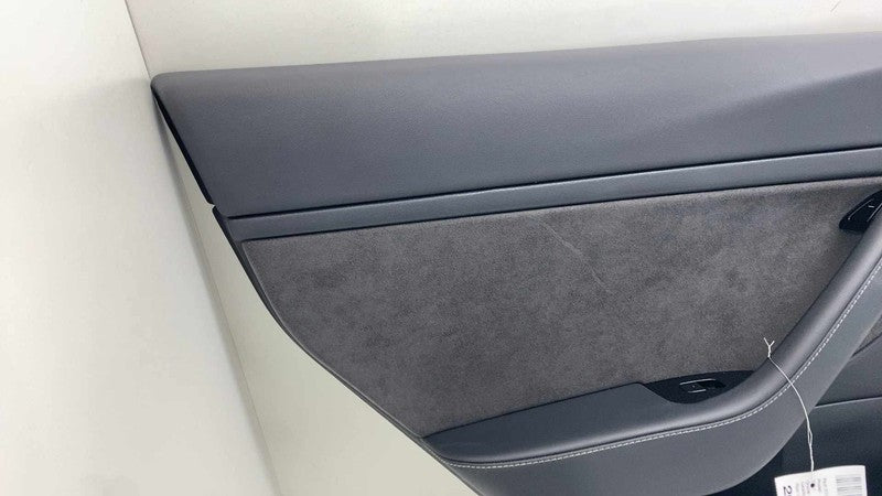 ⭕ 17-20 Tesla Model 3 Rear Left Interior Door Panel Trim Card Cover 11