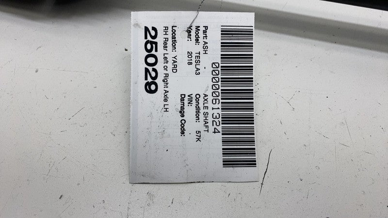 1044161 00 C ⭕ 2017-2023 Model 3 Rear Left or Right CV Axle Shaft Halfshaft 25MM 1044161-00-C