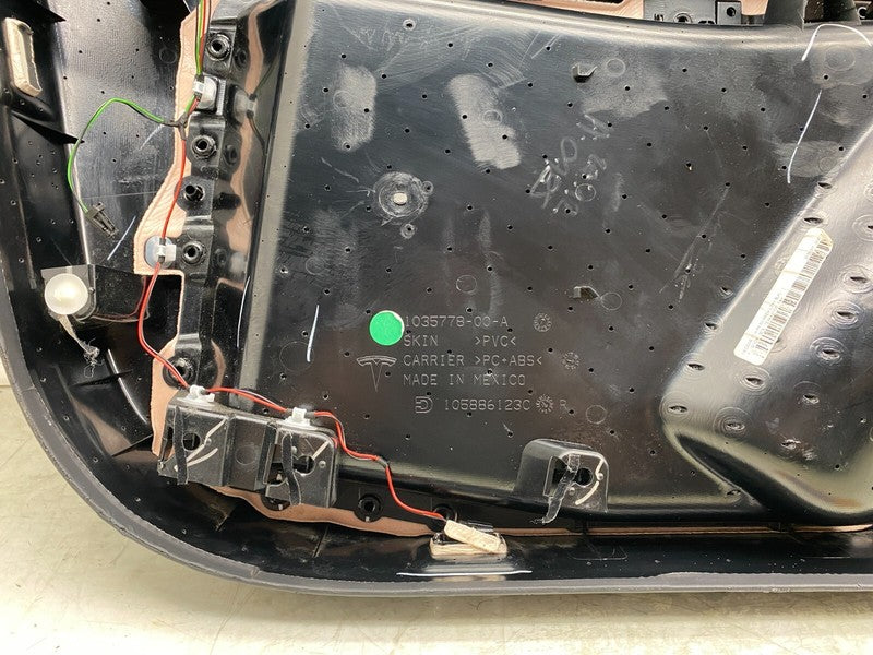 ⭕ 16-20 Tesla Model X Front Passenger Side Door Panel Trim Card Right 