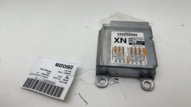 8917010080  18-19 Toyota C-HR SRS Restraint Diagnostic Computer  89170-10080 Has Crash Data