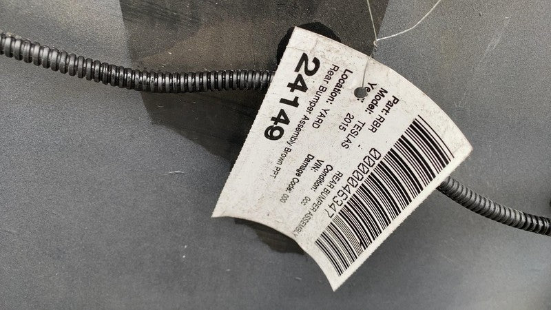 2012-2015 Tesla Model S MS Rear Bumper Cover w/ Park Sensor & Harness 