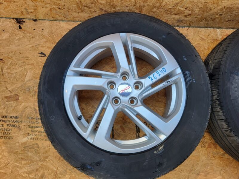2336 3166 ⭕ 2018-2020 GMC Terrain Wheel Rim 18" inch 18x7.0J w/ Tire 225/60R18 x2 23363166
