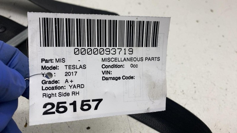 ⭕ 2016-2020 Tesla Model S Front Left 1st Row Seat Belt & Retractor 107