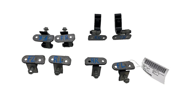 2017-2023 BMW 530e 530i G30 SET of Front & Rear Door Upper & Lower Hinge Black