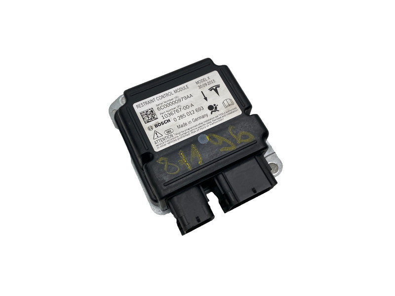 103676700A 16-20 Model X Safety Restraint Control Module Computer (Crash Data) 1036767-00-A